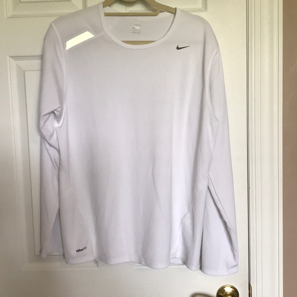 Nike Other - Nike Fit Dry Long Sleeve White Shirt